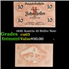 Image 1 : 1920 Austria 10 Heller Note Grades Select CU