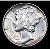 Image 2 : 1945-s Mercury Dime 10c Grades GEM Unc