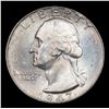Image 2 : 1947-p Washington Quarter 25c Grades GEM+ Unc