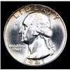Image 2 : 1941-p Washington Quarter 25c Grades GEM++ Unc