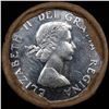 Image 2 : Full Roll of Silver 1964 Canadian Dollars with Queen Elizabeth the II, 20 coins in total