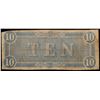 Image 3 : 1864 $10 Confederate Note, T68 Grades vf+