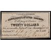 Image 2 : 1861 C.S.A. $20 Intrest Note Grades Select CU