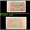 Image 1 : 1923 Weimar Germany 20,000 Mark Note P: 85A Grades Choice AU/BU Slider