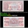 Image 1 : Set of 2 Concecutive 1950 Great Britain 1 Pound Military Payment Note P: M22A Grades CU