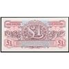 Image 3 : Set of 2 Concecutive 1950 Great Britain 1 Pound Military Payment Note P: M22A Grades CU