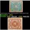 Image 1 : 1944 Germany Under Allied Occupation 1/2 Mark Note P: 191A Grades vf++
