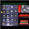 Image 1 : Huge Liifetime Collection - Too Many Coins To Auction Individually - This Lot is For One Page of 20 