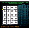 Image 1 : Huge Liifetime Collection - Too Many Coins To Auction Individually - This Lot is For One Page of 20 