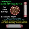 Image 1 : Shotgun Lincoln 1c roll, 1960-p 50 pcs Bank Wrapper.