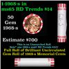 Image 1 : Shotgun Lincoln 1c roll, 1968-s 50 pcs Bank Wrapper.