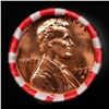 Image 2 : Shotgun Lincoln 1c roll, 1973-d 50 pcs Bank Wrapper.