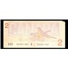 Image 2 : 1986 Canada 2 Dolalr Note P: 94B Grades f, fine