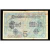 Image 2 : 1917 Imperial Germany 5 Mark Note P: 56A Grades f+