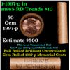 Image 1 : Shotgun Lincoln 1c roll, 1997-p 50 pcs Brandt Wrapper.