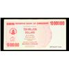 Image 2 : 2008 Zimbabwe 10 Million Dollars Note P: 55A Grades Select CU