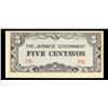 Image 2 : 1942 Philippines Under Japanese Occupation 5 Centavos Note P# 103A Grades Select CU