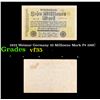 Image 1 : 1923 Weimar Germany 10 Millioene Mark P# 106C Grades vf++