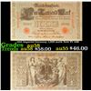 Image 1 : 1910 Imperial Germany 1,000 mark Note P# 44B Grades Choice AU/BU Slider