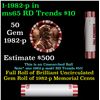 Image 1 : Shotgun Lincoln 1c roll, 1982-p 50 pcs Steel-Strong Wrapper.