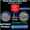 Image 1 : Buffalo Nickel Shotgun Roll in Old Bank Style 'Abbott Coin Counter & Automat' Wrapper 1937 & s Mint 