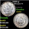 Image 1 : 1889-p Morgan Dollar $1 Grades Choice+ Unc