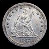 Image 2 : ***Auction Highlight*** 1867-p Seated Liberty Quarter 25c Graded ms61 BY SEGS (fc)