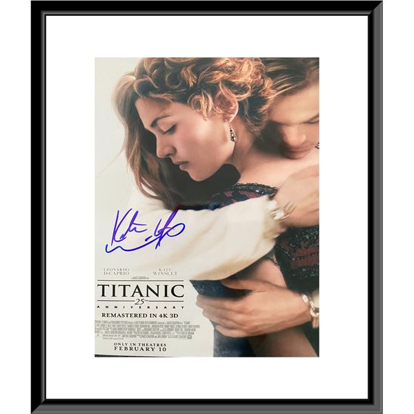 Titanic Kate Winslet signed movie photo