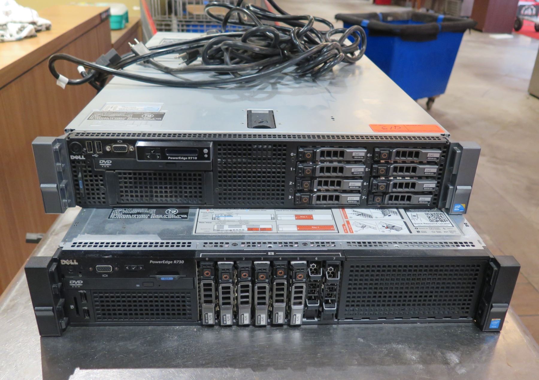 dell r710 r720 r730 r730 r730xd r430 r530 t430 r230... Dell PowerEdge R710 & R730 Servers w/ DVD Rom - Oahu Auctions