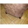 Image 8 : Brown Upholstered Chair w/ Stud Design & Throw Cushion 30"x32"x42"H