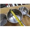 Image 8 : Qty 6 Metal Pots & Containers, Misc Sizes