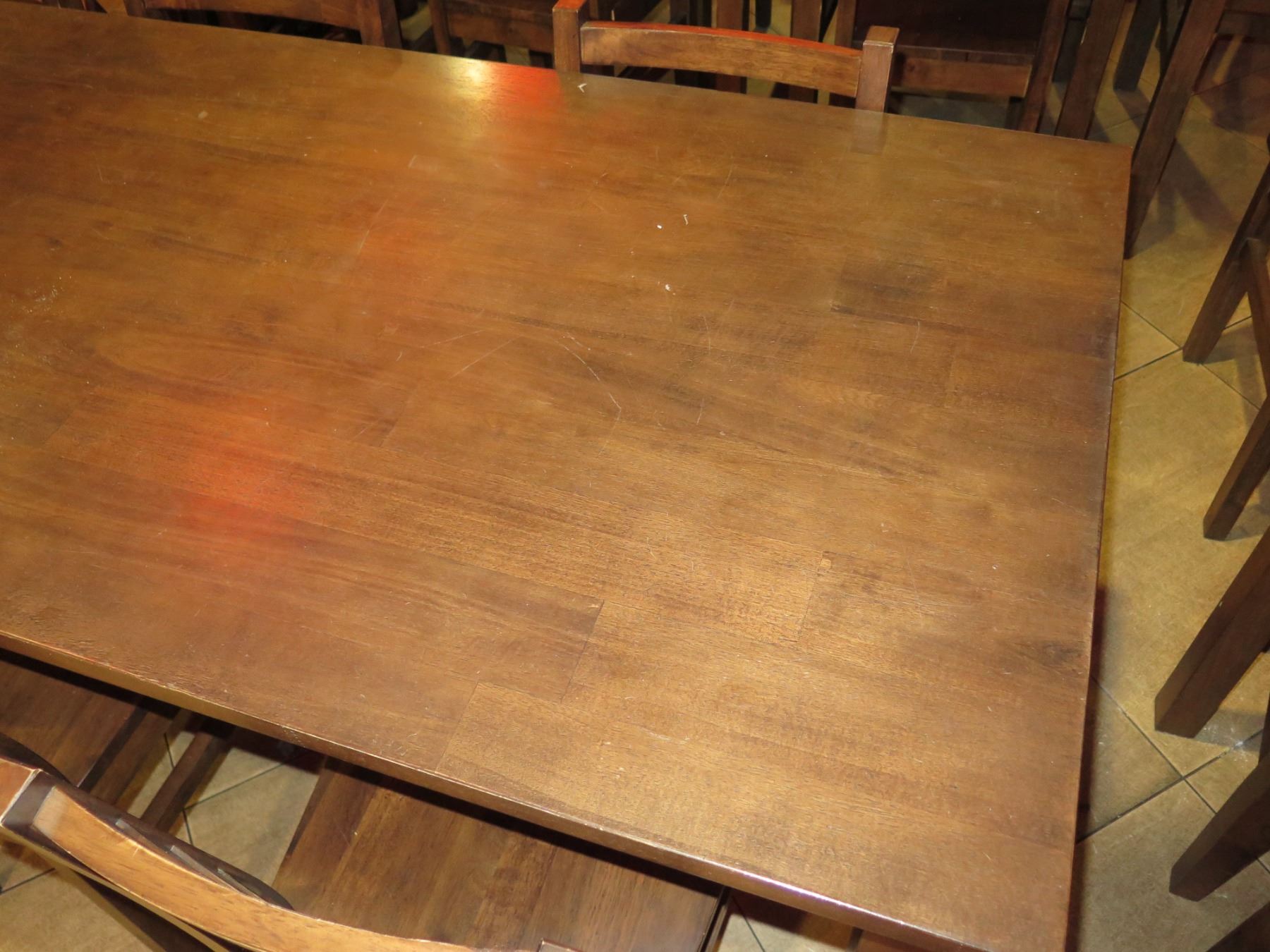 Wood Retangular Table Long Wooden Rectangular Table 75