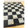Image 8 : Carved Stone Chess / Checkers Set - Chess pieces look complete - missing on checker piece