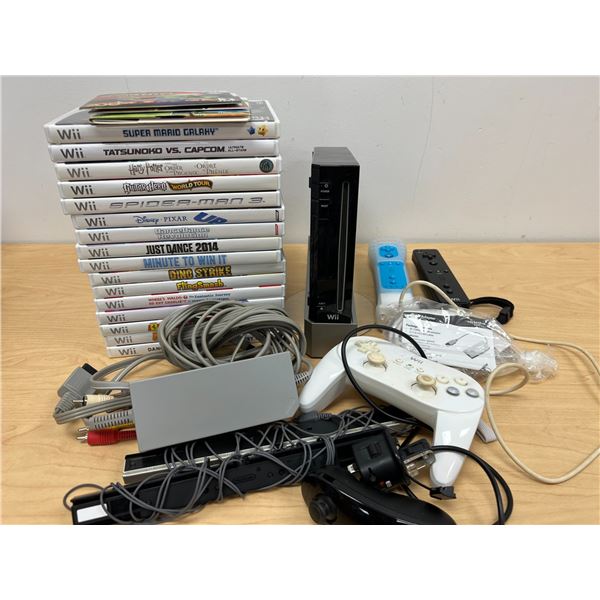 Nintendo Wii Console / Games & accessories as pictured - Not tested