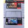Image 2 : 4 Super Nintendo Entertainment System Game Cartridges & Various booklets as pictured SNES