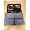 Image 4 : 4 Super Nintendo Entertainment System Game Cartridges & Various booklets as pictured SNES