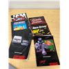 Image 9 : 4 Super Nintendo Entertainment System Game Cartridges & Various booklets as pictured SNES