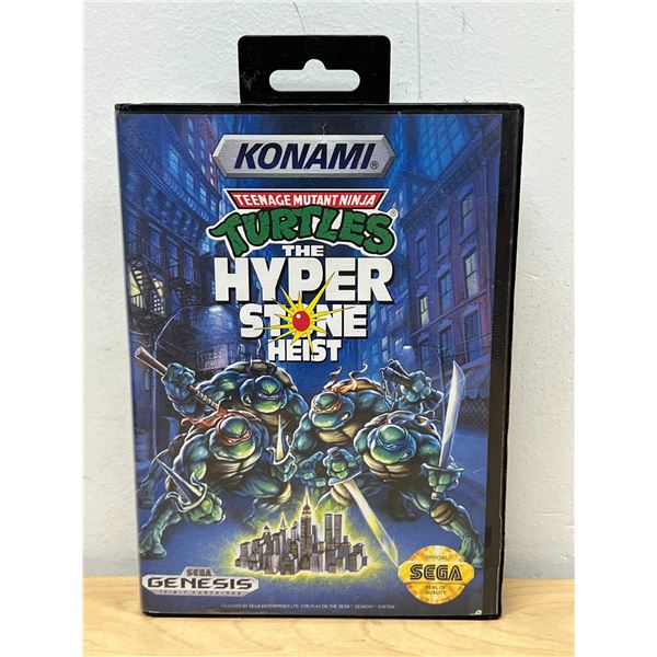Sega Genesis Teenage Mutant Ninja Turtles The Hyper Stone as pictured - Not tested - see pics