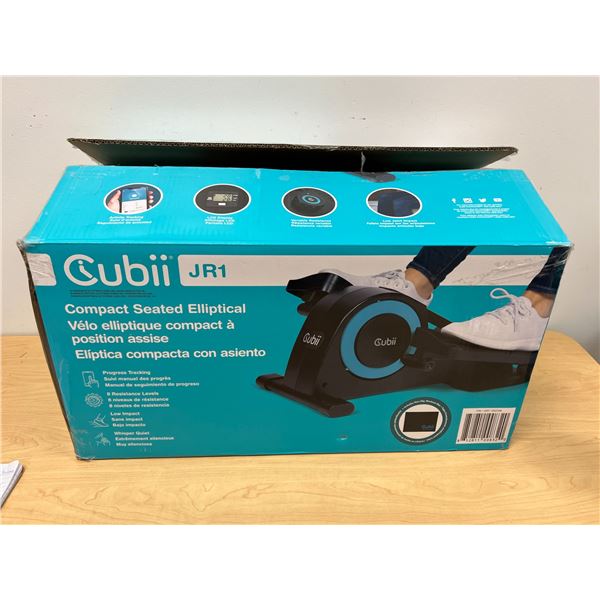Cubii JR1 Compact Seated Elliptical - looks new in box, not tested (see photos)