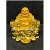 Image 1 : Laughing / Happy Buddha Statue - Good Luck & Happiness - Lucky Lion with box 4.5"T 4.5"W