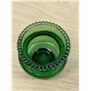 Image 5 : 1913 Winnipeg Exhibition - Small Green Footed Glass - approx: 2.5"T 2.25"W