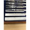 Image 4 : Vintage Mother of Pearl 12 Piece Cutlery Set in box - Knives 7.5" Forks 6"