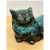 Image 2 : Vintage Ceramic Cat - Larger - approx: 14x8" & 6.5"T - looks like Blue mountain but not sure