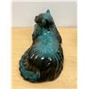 Image 4 : Vintage Ceramic Cat - Larger - approx: 14x8" & 6.5"T - looks like Blue mountain but not sure