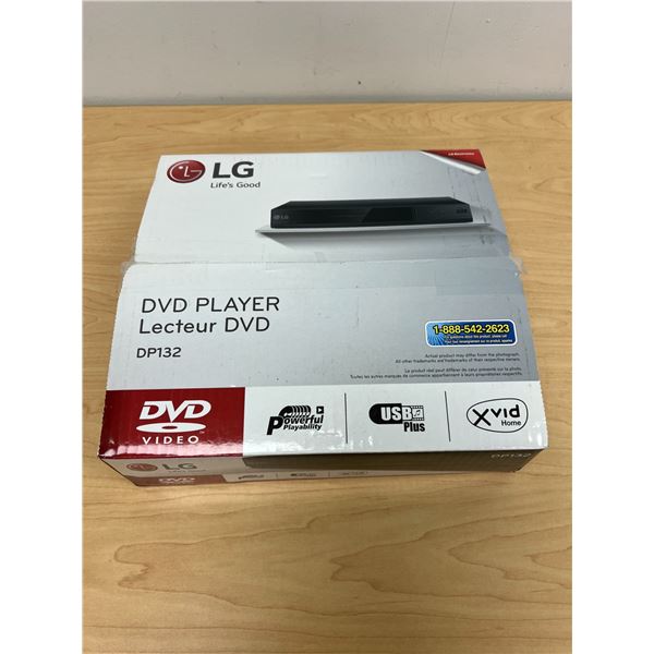 LG DVD Player DP132 - Looks new in box - not tested