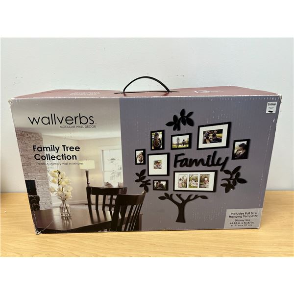 Wallverbs Family Tree Wall Art / Picture Frames - look new in box - see pics for details/info