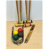 Image 1 : Vintage 4 Player Wooden Croquet Set as pictured - nice overall condition