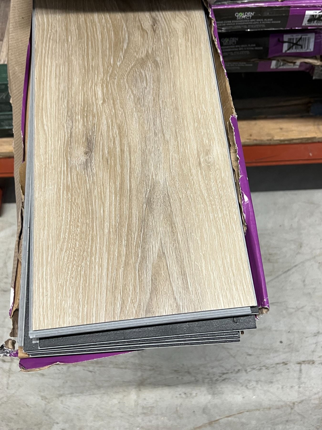 430 Sq ft. Rigid Core Engineered SPL Vinyl Plank Flooring (30 boxes x