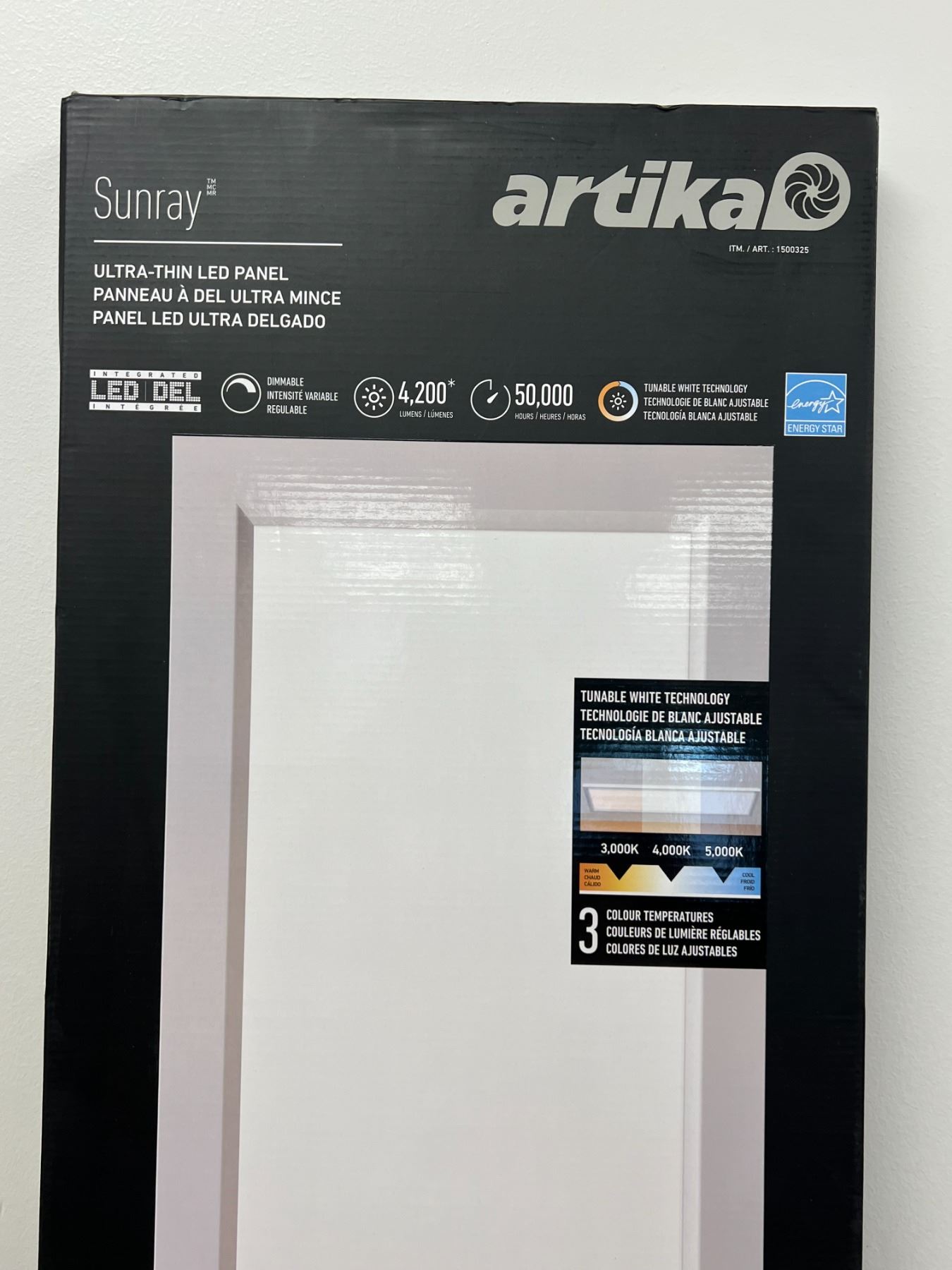 Artika Sunray Ultra-Thin LED Panel - Looks new in box - see photos for ...