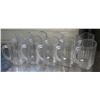 LOT OF 10 ASSORTED 60 OZ POLY CARB PITCHERS